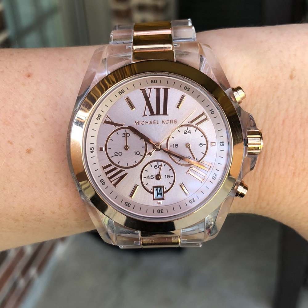 Michael Kors Bradshaw two tone rose gold